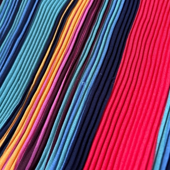 Caroline Belle Striped Pleated Dress - Picture 12 of 13